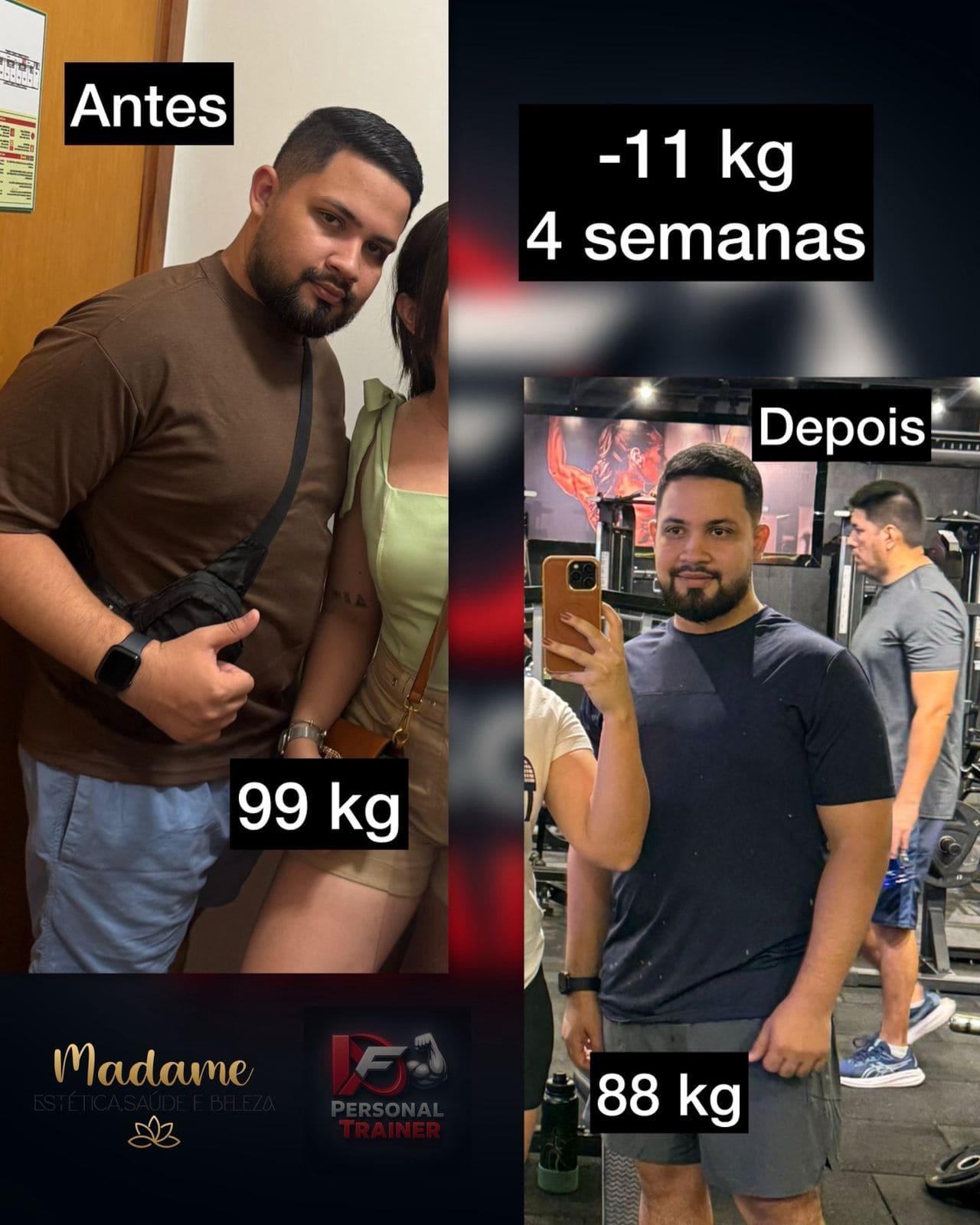 Transformação real 02 dos alunos de Daniel Farias