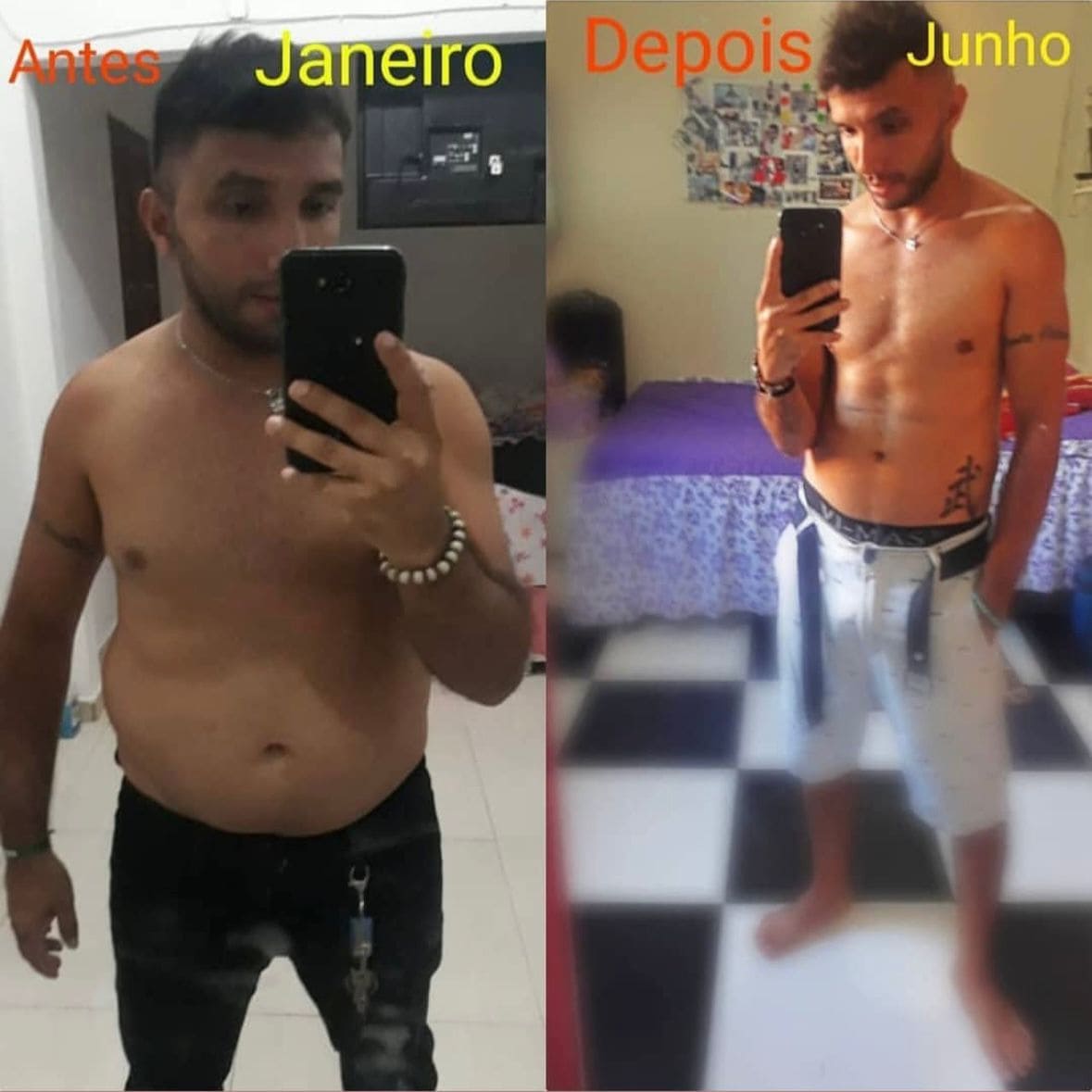 Transformação real dos alunos de Daniel Farias